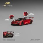 CM Model 1:64 Mclaren 720SGT3X Metallic red CM64-720SGT3X-02