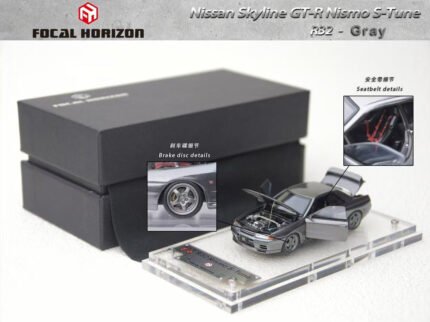 Focal Horizon 1:64 Nissan Skyline GT-R R32 Nismo S Tune Gun Grey