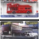 Hot Wheels Premium Team Transport & Euro Hauler Set — Ferrari 250 GTO, Lykan Hypersport