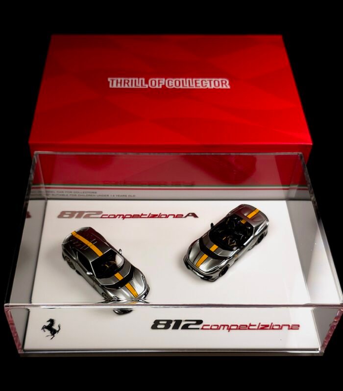 Fuelme X TOC 1:64 Ferrari 812 Competizione and CompetizioneA Dual Car Set - Image 2