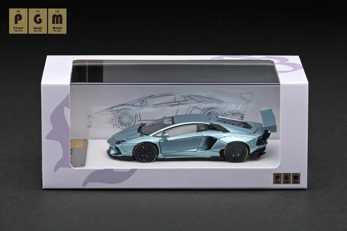 PGM - Lamborghini Aventador LP 700-4 Ice Blue HEC Exclusive Regular Version - Image 6