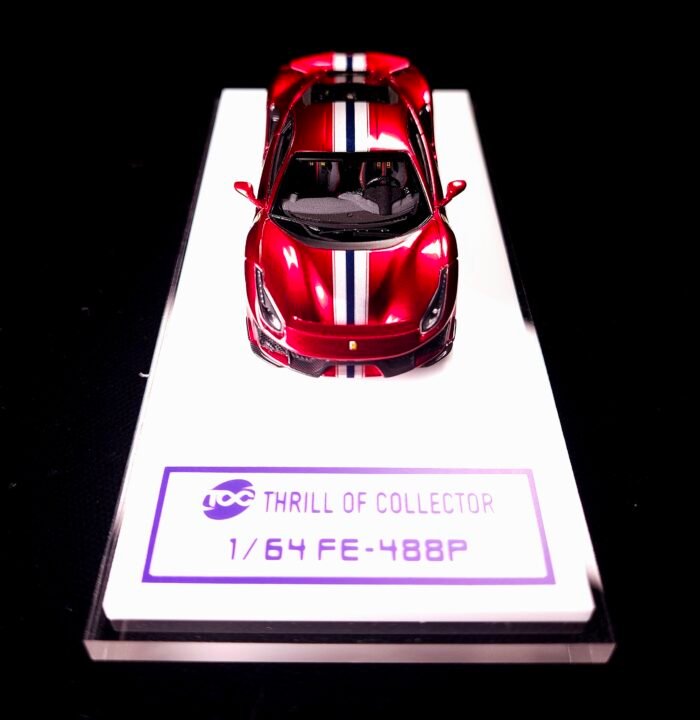 Fuelme Models Thrill Of Collector 1:64 Ferrari 488 PISTA Rosso Coburn - Image 3