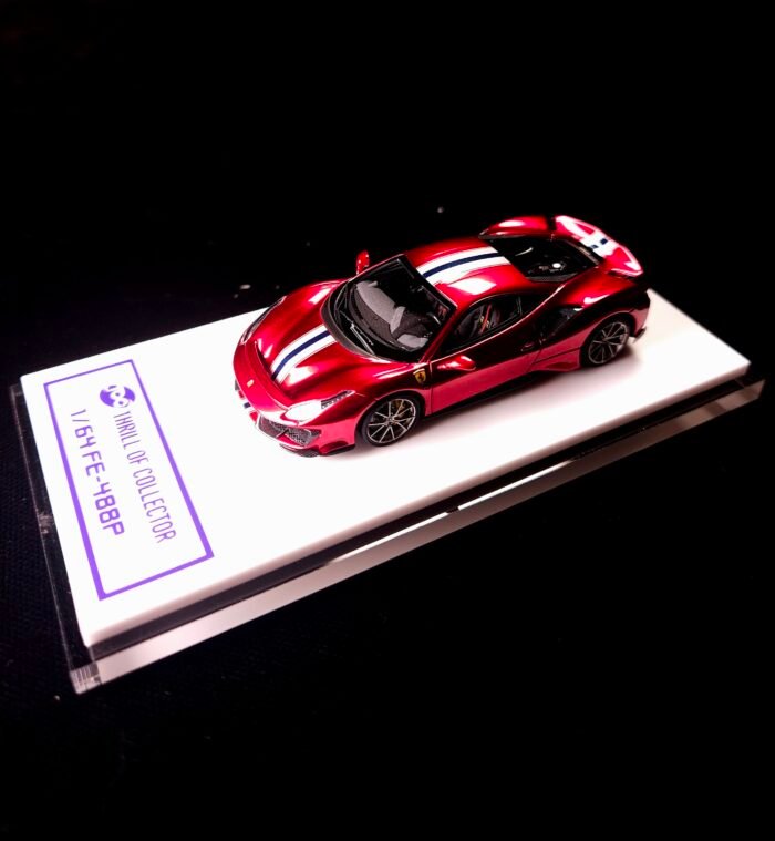 Fuelme Models Thrill Of Collector 1:64 Ferrari 488 PISTA Rosso Coburn - Image 11
