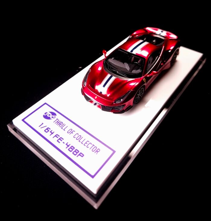 Fuelme Models Thrill Of Collector 1:64 Ferrari 488 PISTA Rosso Coburn - Image 12