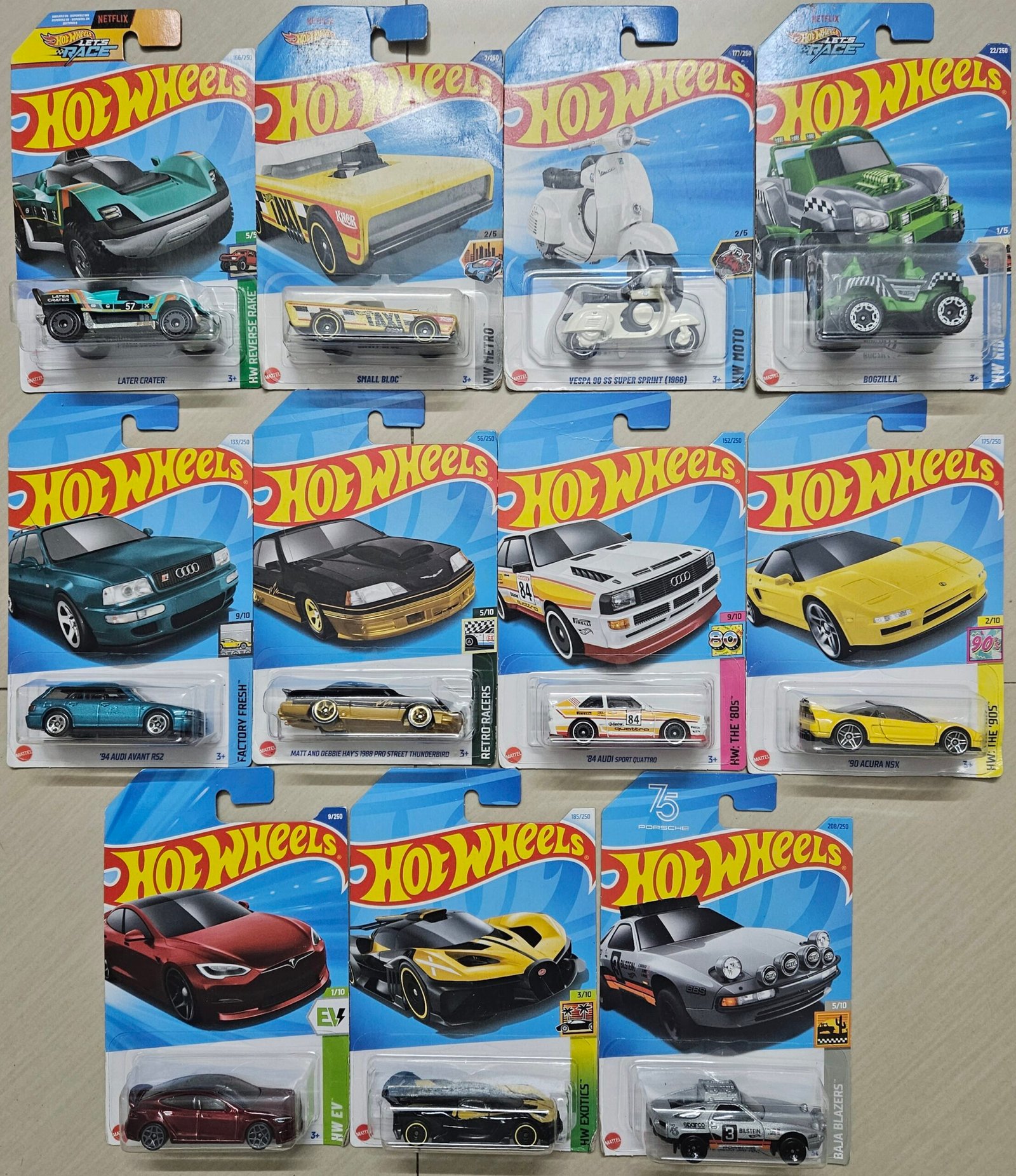 20260927_164448 SP11 Cmb 1 - Bugatti Bolide, Tesla Model S Plaid, 90 Acura NSX, Porsche 928S Safari, 94 Audi Avant RS2, 84 Audi Sports Quattro (Fixed Set, No Change) - Image 1