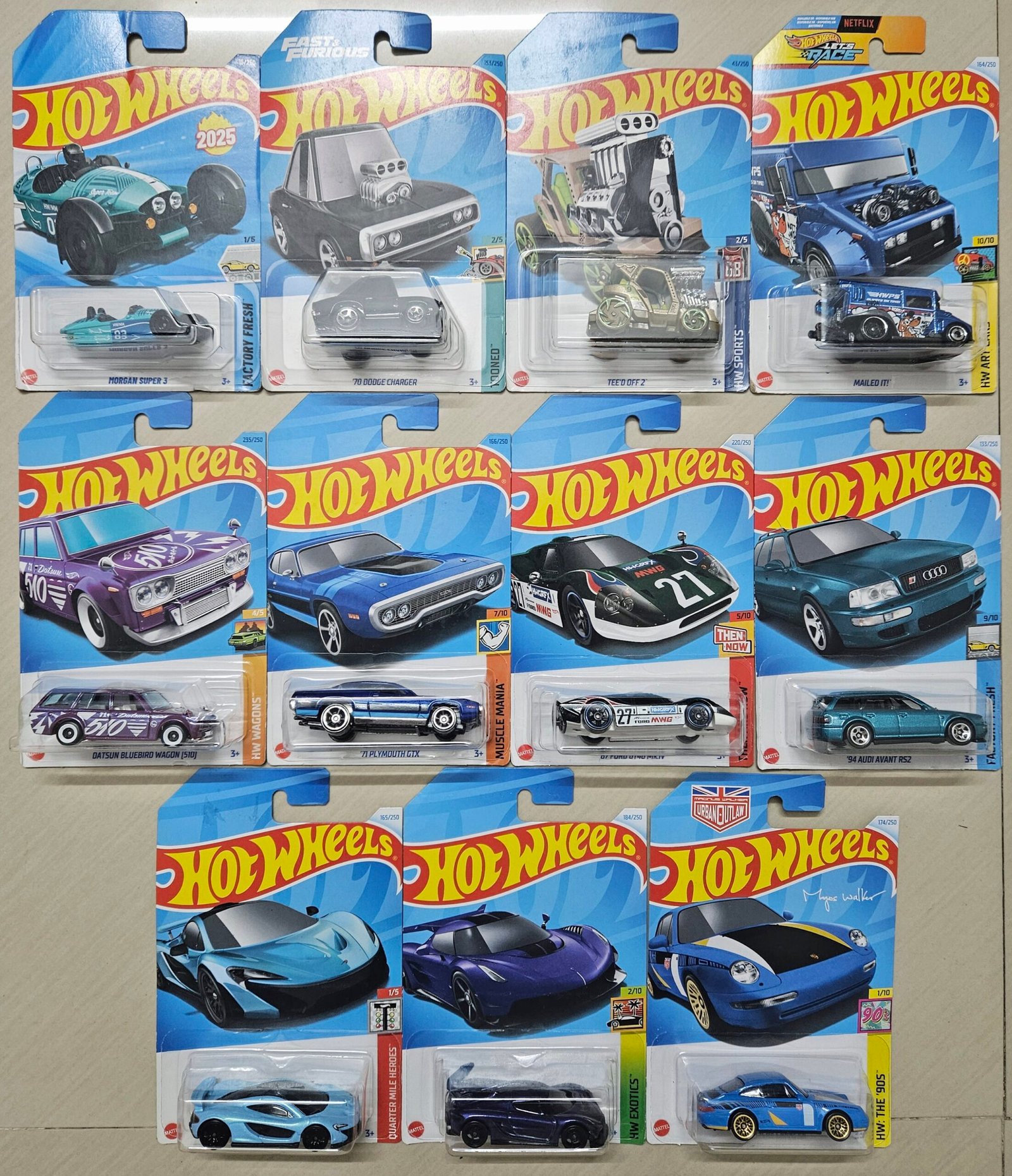 20260927_164740 SP11 Cmb 2 - Mclaren P1, 2020 Koenigsegg Jesko, 96 Porsche Carrera, 94 Audi Avant RS2, 71 Ply Mouth GTX, 67 Ford GT40 Mk.IV (Fixed Set, No Change) - Image 1