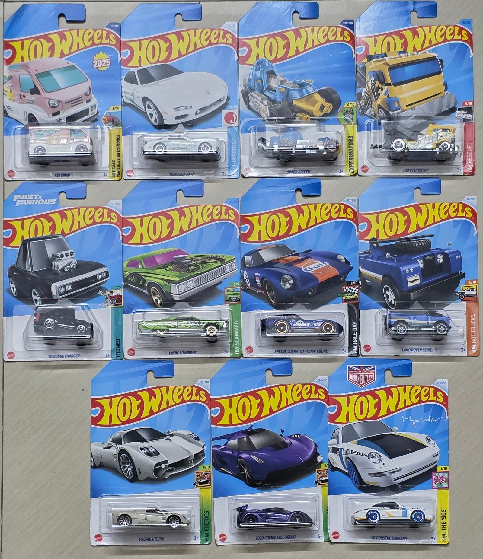 20260927_170222 SP11 Cmb 4 - Pagani Utopia, 2020 Koenigsegg Jesko, 96 Porsche Carrera, 95 Mazda RX-7, Shelby Cobra Daytona Coupe, Land Rover Series (Fixed Set, No Change) - Image 1