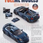 FuelMe 1:64 Gemballa Mirage GT Midnight Blue