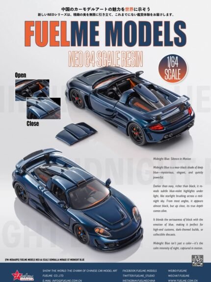 FuelMe 1:64 Gemballa Mirage GT Midnight Blue