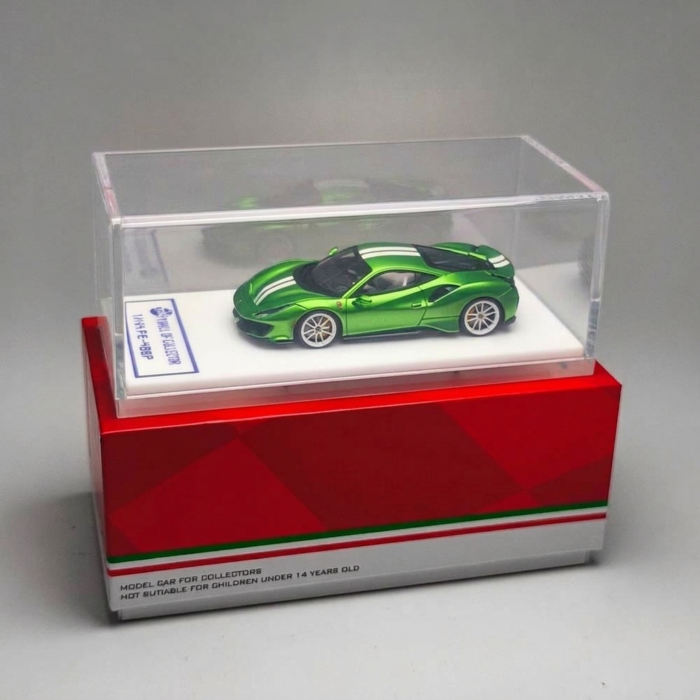 Fuelme Models Thrill Of Collector 1:64 Ferrari 488 PISTA Verde Kers Lucido - Image 2