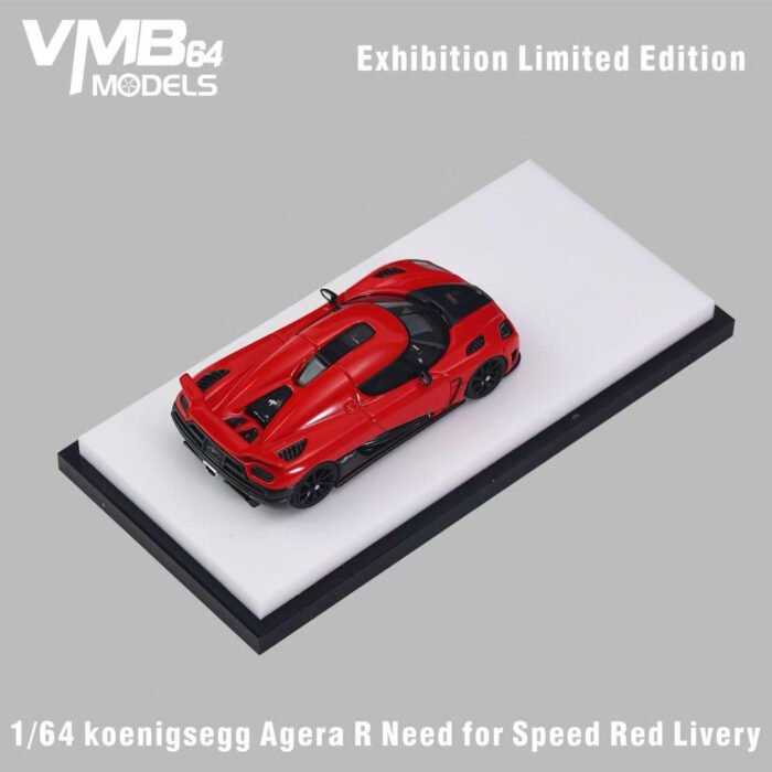 VMB 1:64 Exhibition Limited Edition Speed Red Livery Koenigsegg Agera R - Image 8