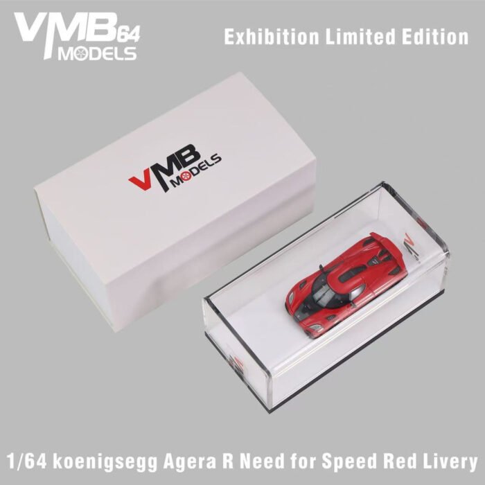 VMB 1:64 Exhibition Limited Edition Speed Red Livery Koenigsegg Agera R - Image 12