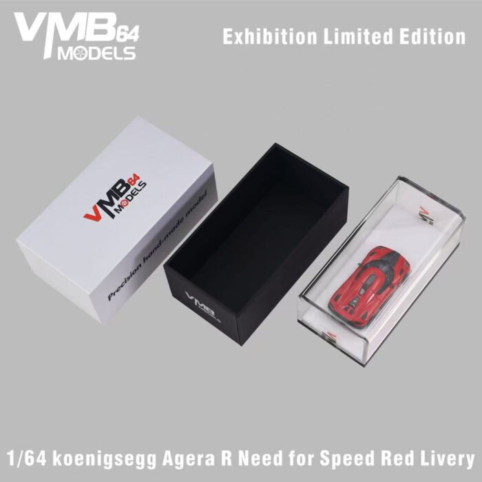 VMB 1:64 Exhibition Limited Edition Speed Red Livery Koenigsegg Agera R - Image 11