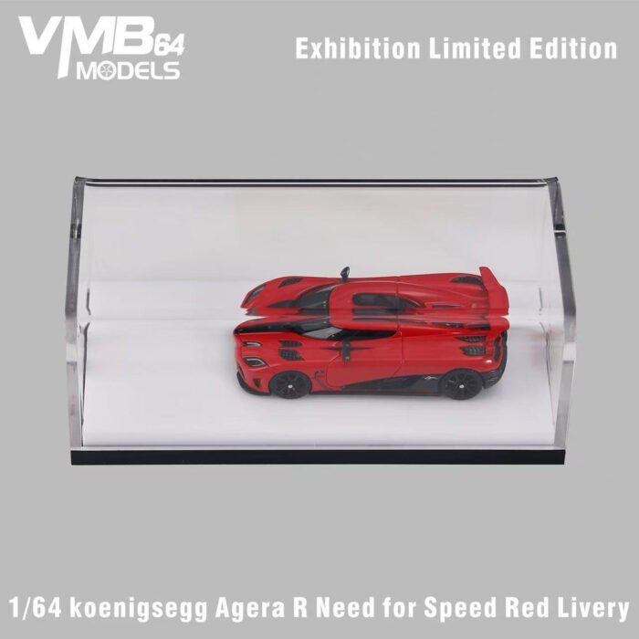 VMB 1:64 Exhibition Limited Edition Speed Red Livery Koenigsegg Agera R - Image 13