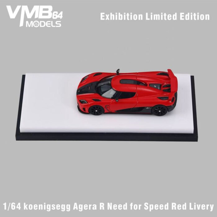 VMB 1:64 Exhibition Limited Edition Speed Red Livery Koenigsegg Agera R - Image 5