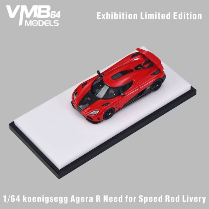 VMB 1:64 Exhibition Limited Edition Speed Red Livery Koenigsegg Agera R - Image 6
