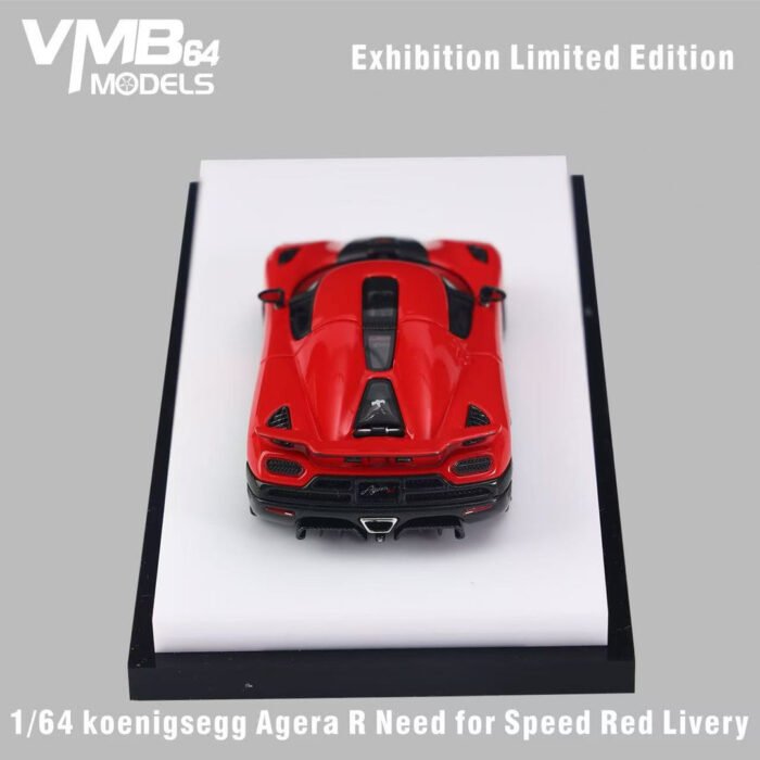 VMB 1:64 Exhibition Limited Edition Speed Red Livery Koenigsegg Agera R - Image 9