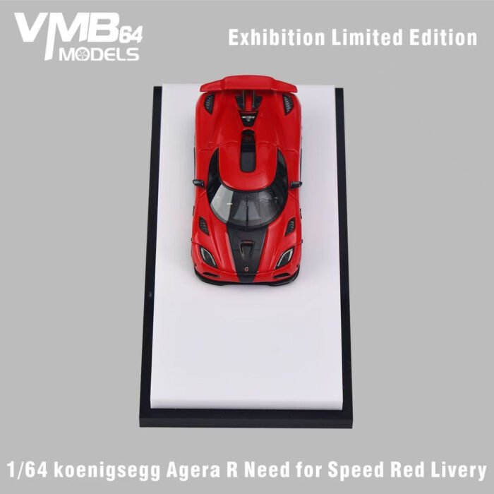 VMB 1:64 Exhibition Limited Edition Speed Red Livery Koenigsegg Agera R - Image 3