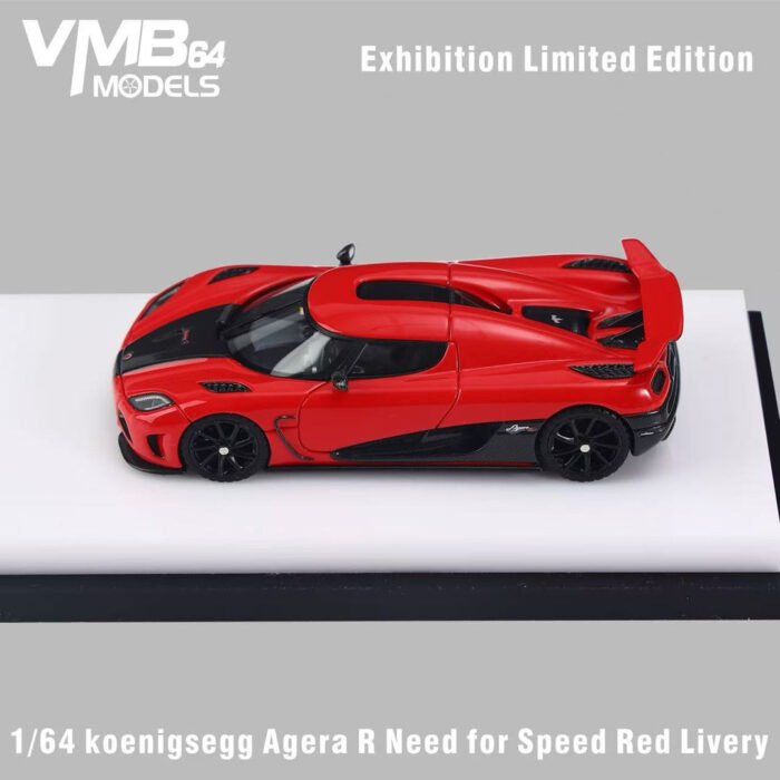 VMB 1:64 Exhibition Limited Edition Speed Red Livery Koenigsegg Agera R - Image 4