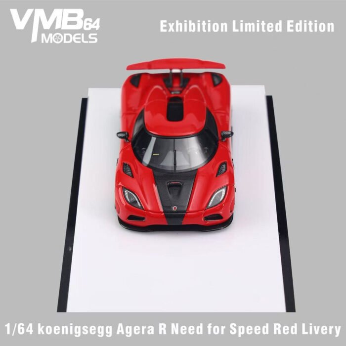 VMB 1:64 Exhibition Limited Edition Speed Red Livery Koenigsegg Agera R - Image 2