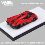 VMB 1:64 Exhibition Limited Edition Speed Red Livery Koenigsegg Agera R - Image 7