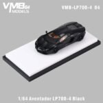 VMB 1:64 Lamborghini Aventador LP700-4 Black