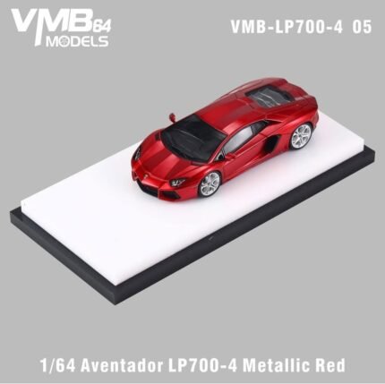 VMB 1:64 Lamborghini Aventador LP700-4 Metallic Red
