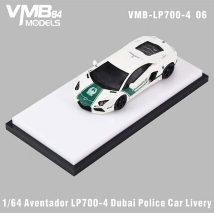 VMB 1:64 Lamborghini Aventador LP700-4 Dubai Police Car Livery