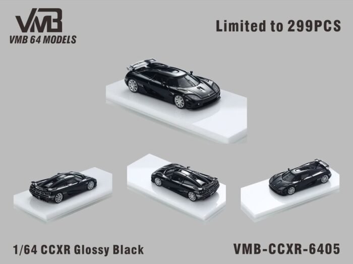 VMB 1:64 Koenigsegg CCRX Glossy Black - Image 6