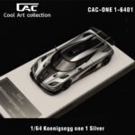 CoolArtCollection Koenigsegg one 1 silver 1:64