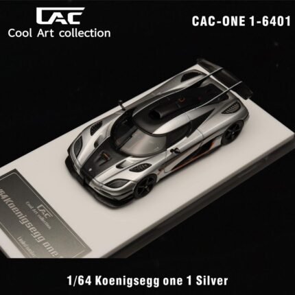 CoolArtCollection Koenigsegg one 1 silver 1:64
