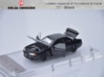 Focal Horizon 1:64 Nissan Skyline GTR R32 Nismo S Tune 3rd Generation Black Diecast Model Car - Image 7