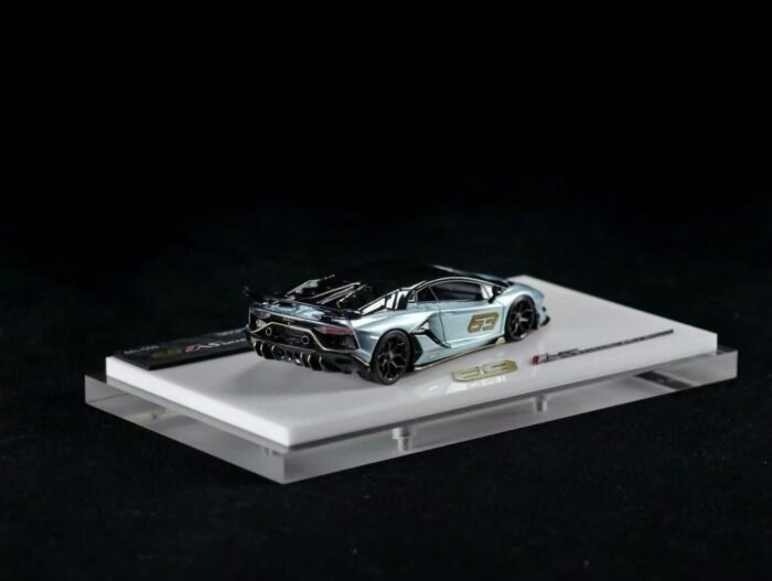 Tardis 1:64 Aventador SV63 Azzurro Thetys Met - Image 6