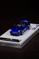 Deepmaker 1:64 Porsche Singer DLS Blue Metallic Resin Model Car