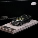 Figart Model 1:64 Pagani Zonda C12S 2000 Black Carbon Fiber Resin Model Car