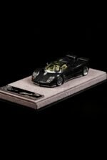 Figart Model 1:64 Pagani Zonda C12S 2000 Black Carbon Fiber Resin Model Car - Image 2