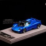 Figart Model 1:64 Pagani Zonda C12S 2000 Blu Francia Resin Model Car