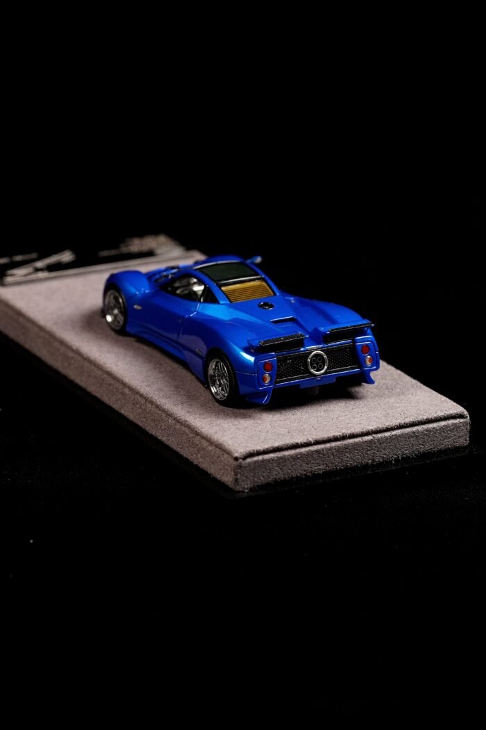 Figart Model 1:64 Pagani Zonda C12S 2000 Blu Francia Resin Model Car - Image 10