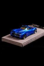 Figart Model 1:64 Pagani Zonda C12S 2000 Blu Francia Resin Model Car - Image 8
