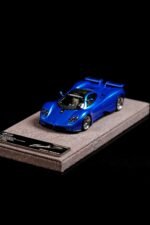 Figart Model 1:64 Pagani Zonda C12S 2000 Blu Francia Resin Model Car - Image 4