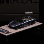 Gryning 1:64 Koenigsegg  Jesko Absolut 7332 Deep Sea Blue / Sweet Mandarin Resin Model Car