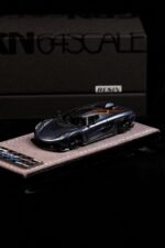 Gryning 1:64 Koenigsegg  Jesko Absolut 7332 Deep Sea Blue / Sweet Mandarin Resin Model Car