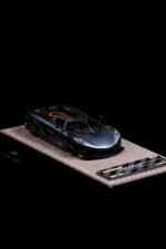 Gryning 1:64 Koenigsegg  Jesko Absolut 7332 Deep Sea Blue / Sweet Mandarin Resin Model Car - Image 4