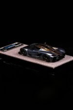 Gryning 1:64 Koenigsegg  Jesko Absolut 7332 Deep Sea Blue / Sweet Mandarin Resin Model Car - Image 9