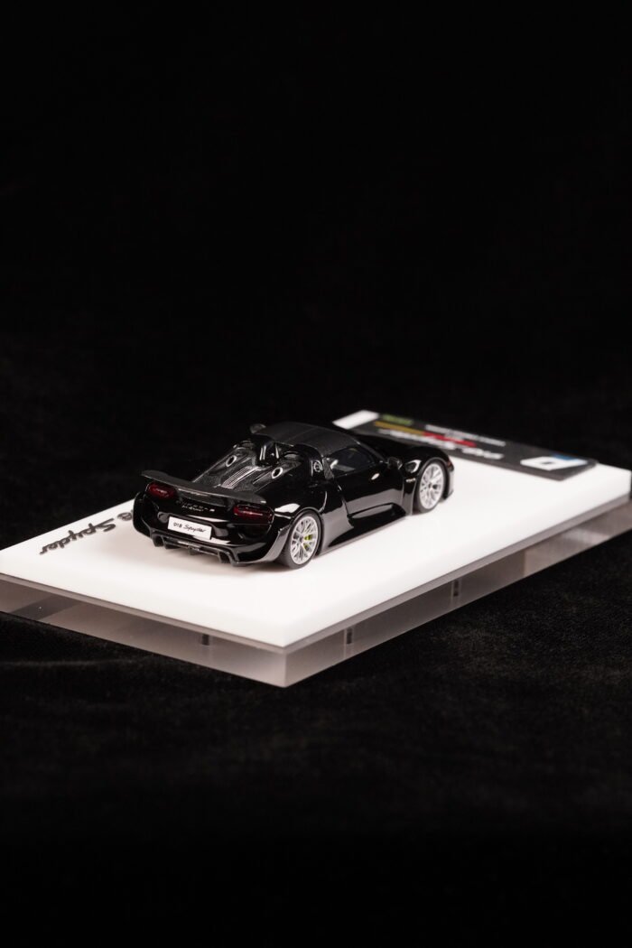 BCP Model 1:64 Porsche 918 Black Limited 199 PCS Resin Model Car - Image 6