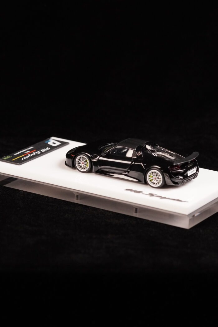 BCP Model 1:64 Porsche 918 Black Limited 199 PCS Resin Model Car - Image 8
