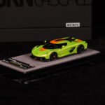 Gryning 1:64 Koenigsegg Jesko Absolut Green/Sweet Mandarin Limited 299 PCS Resin Model Car