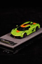 Gryning 1:64 Koenigsegg Jesko Absolut Green/Sweet Mandarin Limited 299 PCS Resin Model Car - Image 5