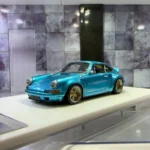 MY64 1:64 Porsche Kaege Retro Turbo Electroplated Light Blue