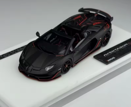 Tardis 1:64 Aventador SVJ Roadster Dark Grey